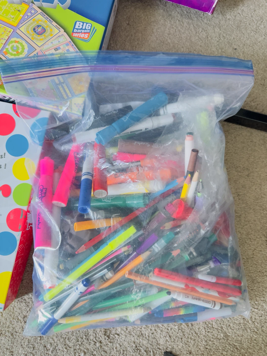 Assorted Board Games and Craft Supplies - photo 2