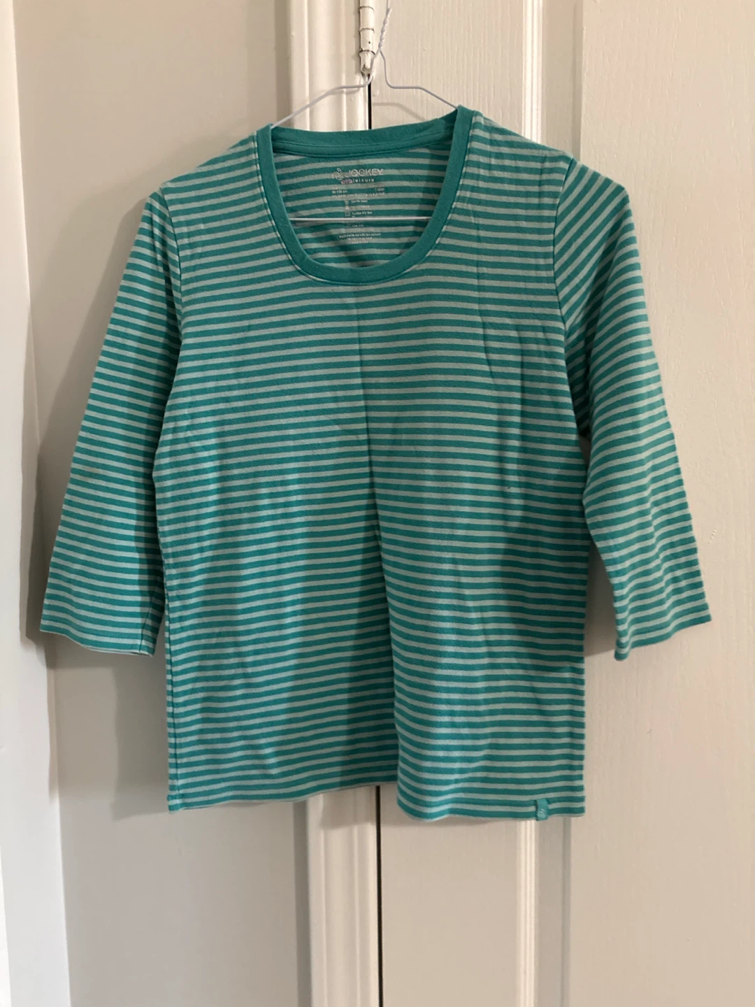 Jockey Striped 3/4 Sleeve T-Shirt