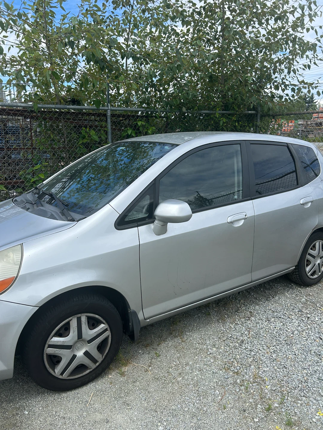 Silver Honda Fit - manual , selling $1,800 - photo 2