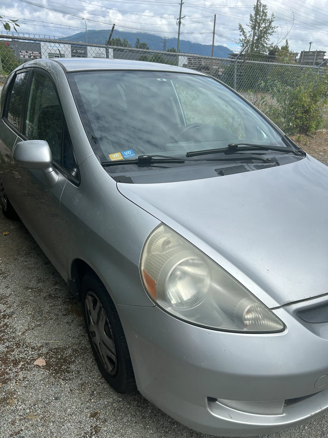 Silver Honda Fit - manual , selling $1,800 - photo 4