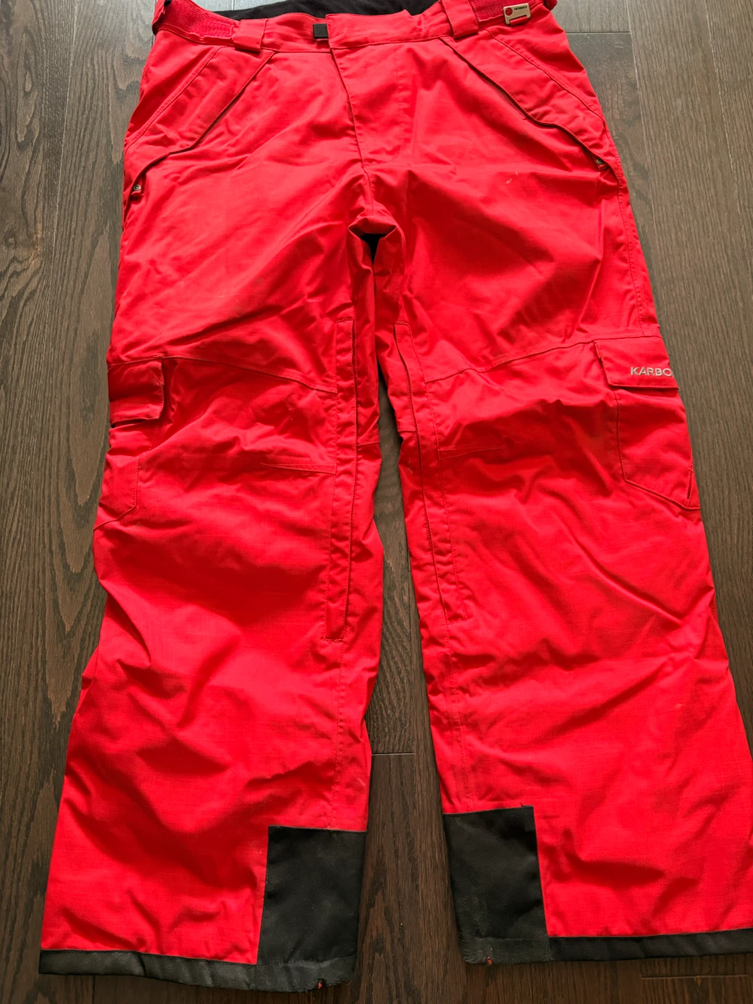 Kardon Men’s Ski/Snowboard Pants - Medium - Red