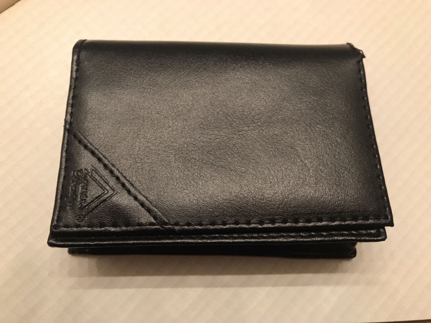 Black Genuine Leather Bifold Wallet