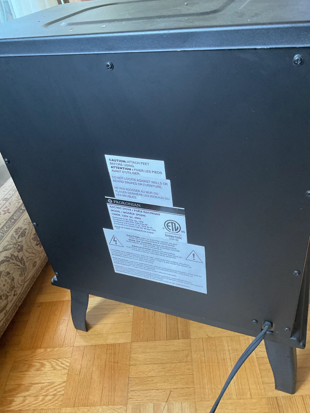 Proflame Electric Stove Heater - photo 4