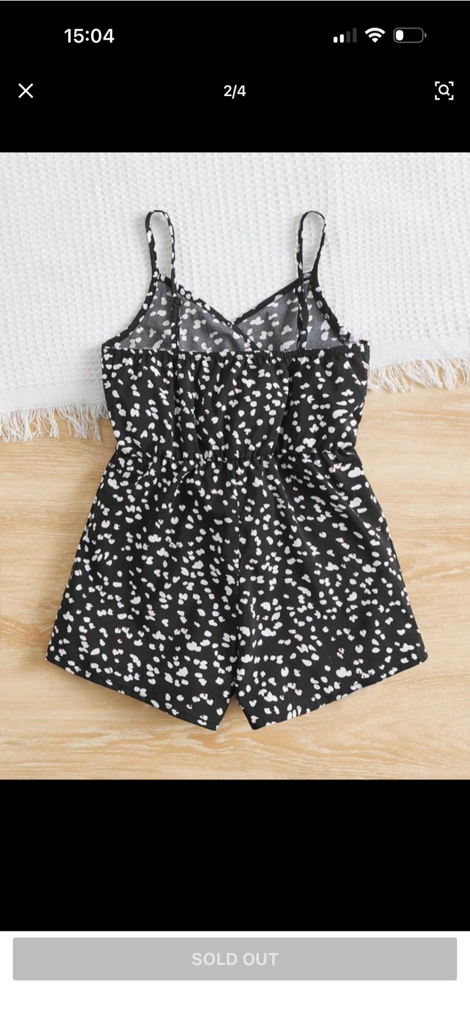 Black and White Print Romper size 3 year - photo 3