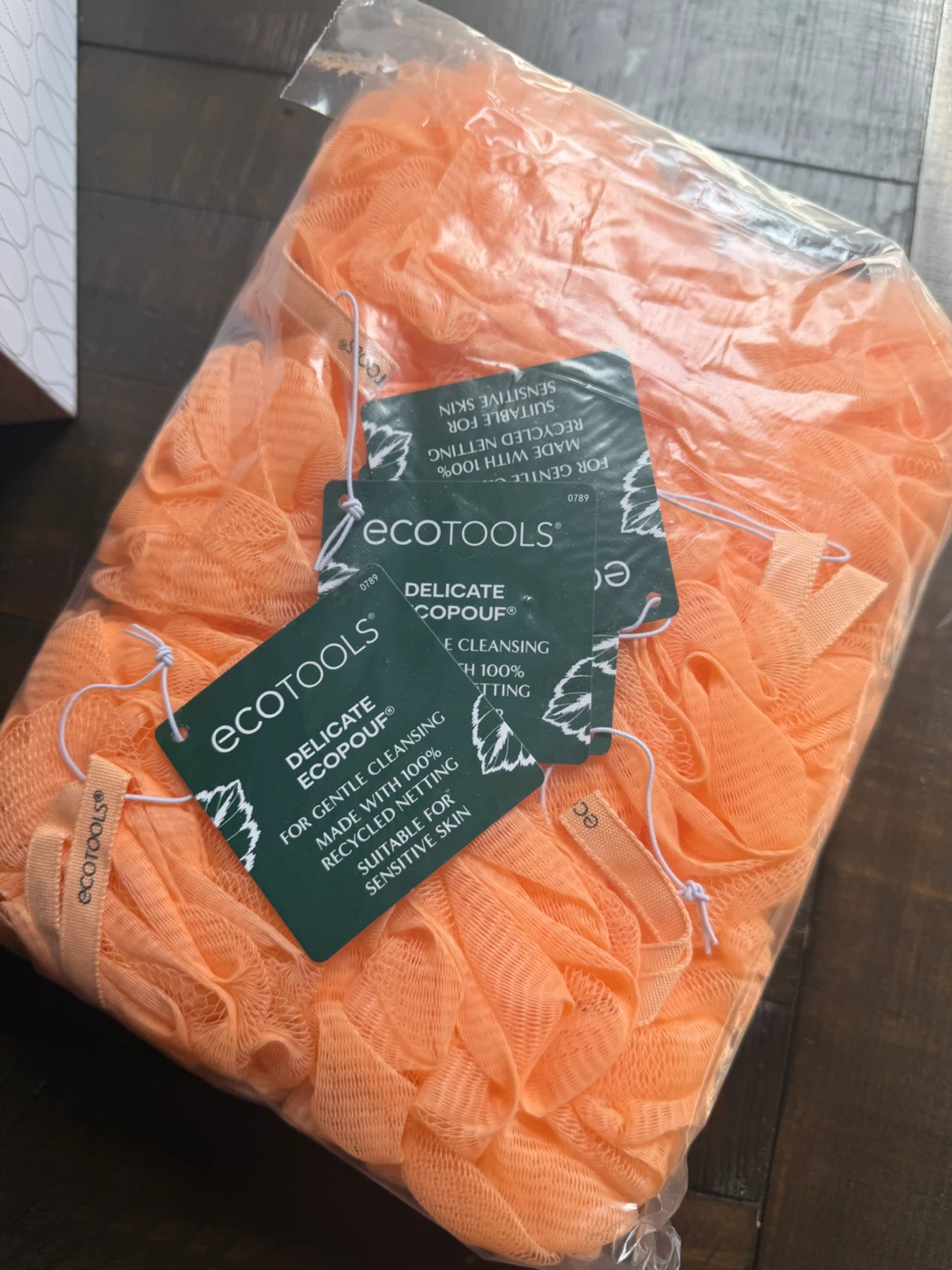 Ecotools Pastel Orange Delicate Ecopouf (6 Count)