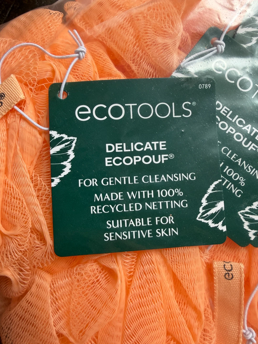 Ecotools Pastel Orange Delicate Ecopouf (6 Count) - photo 2