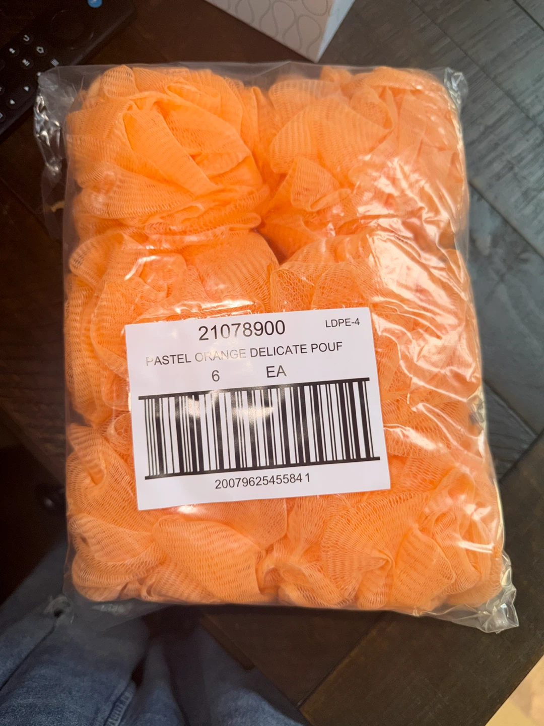 Ecotools Pastel Orange Delicate Ecopouf (6 Count) - photo 3