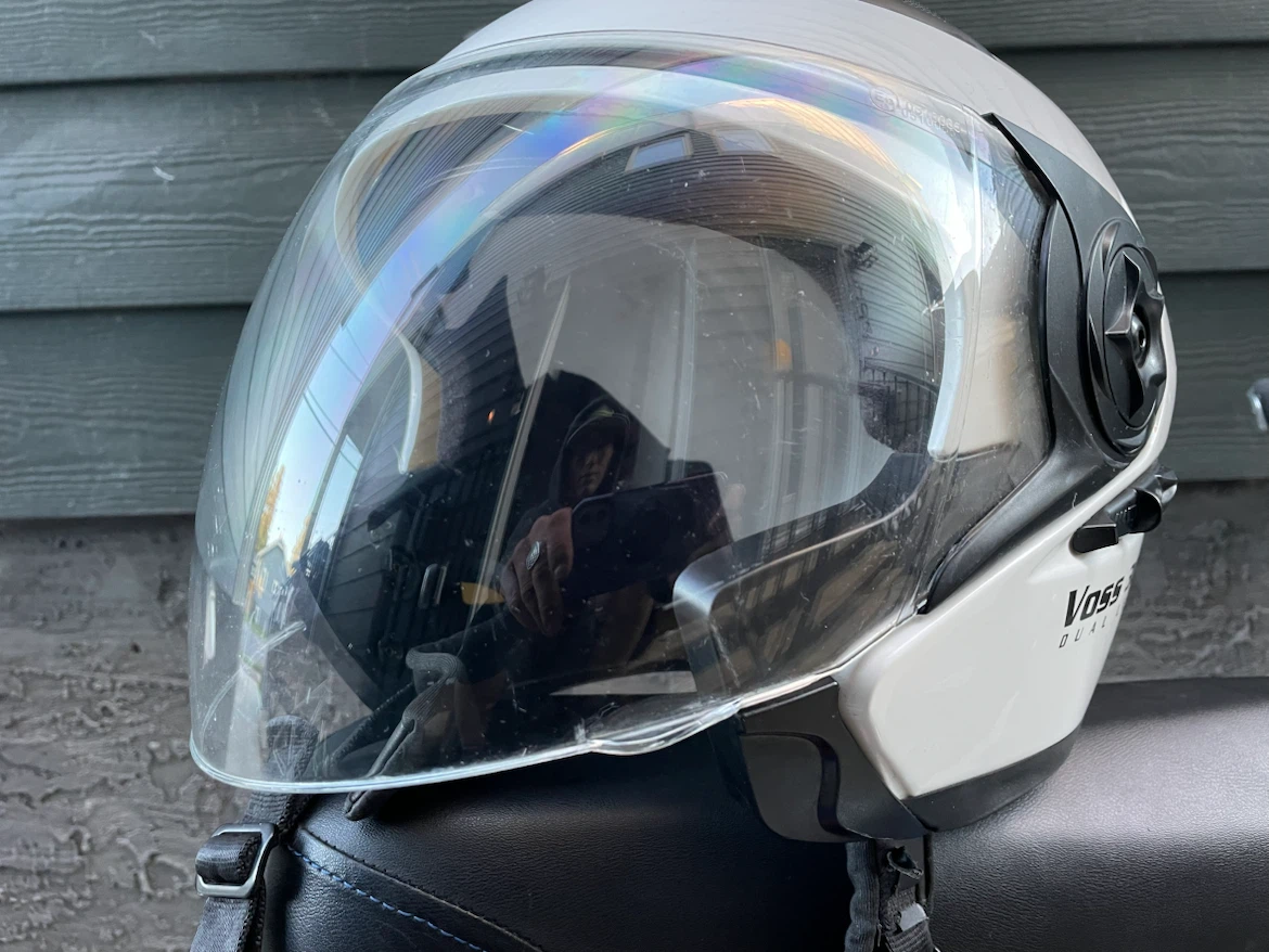 Voss motorcycle helmet - photo 4