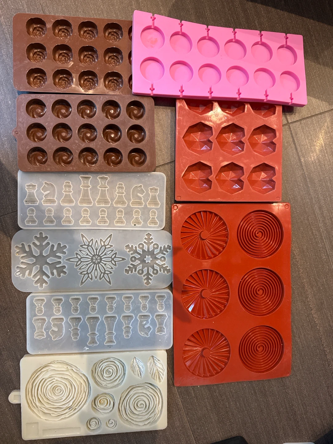 Silicone Molds for Baking & Crafts (Set of 7)