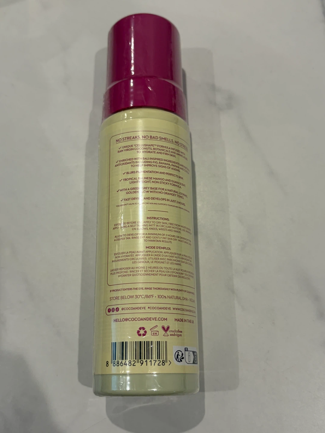 New Coco & Eve Sunny Honey Bali Bronzing Tanner Mousse Medium - photo 3
