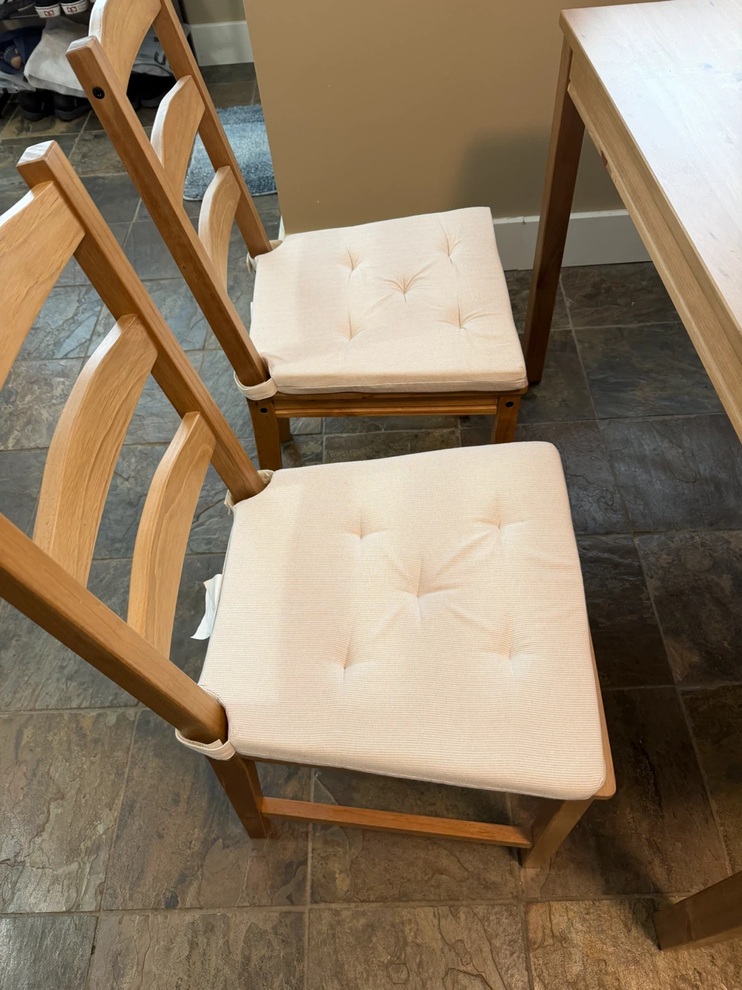 Wooden Dining Table with 4 Chairs - photo 5