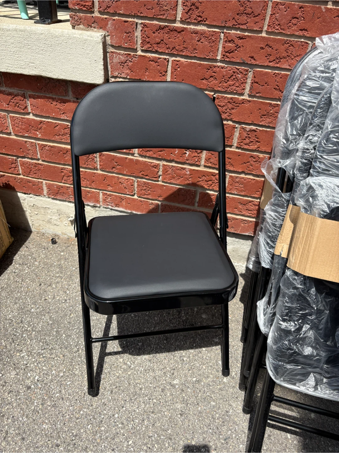 Folding chairs (new) - have 10 - photo 2