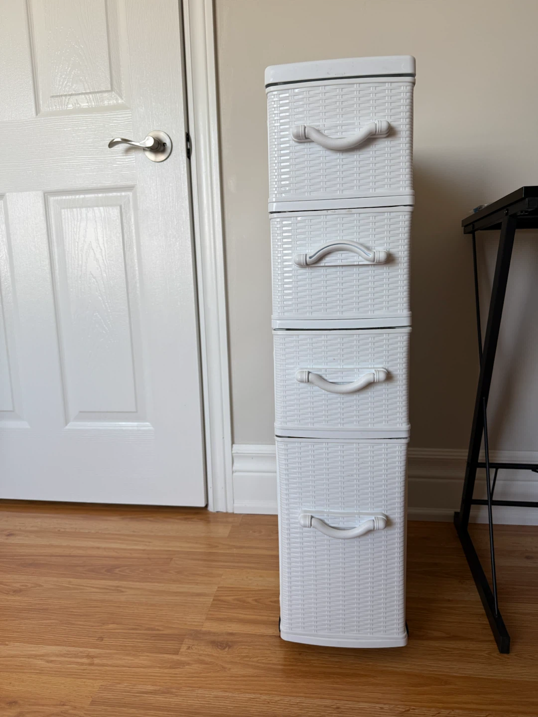 White 4-Drawer Storage Unit