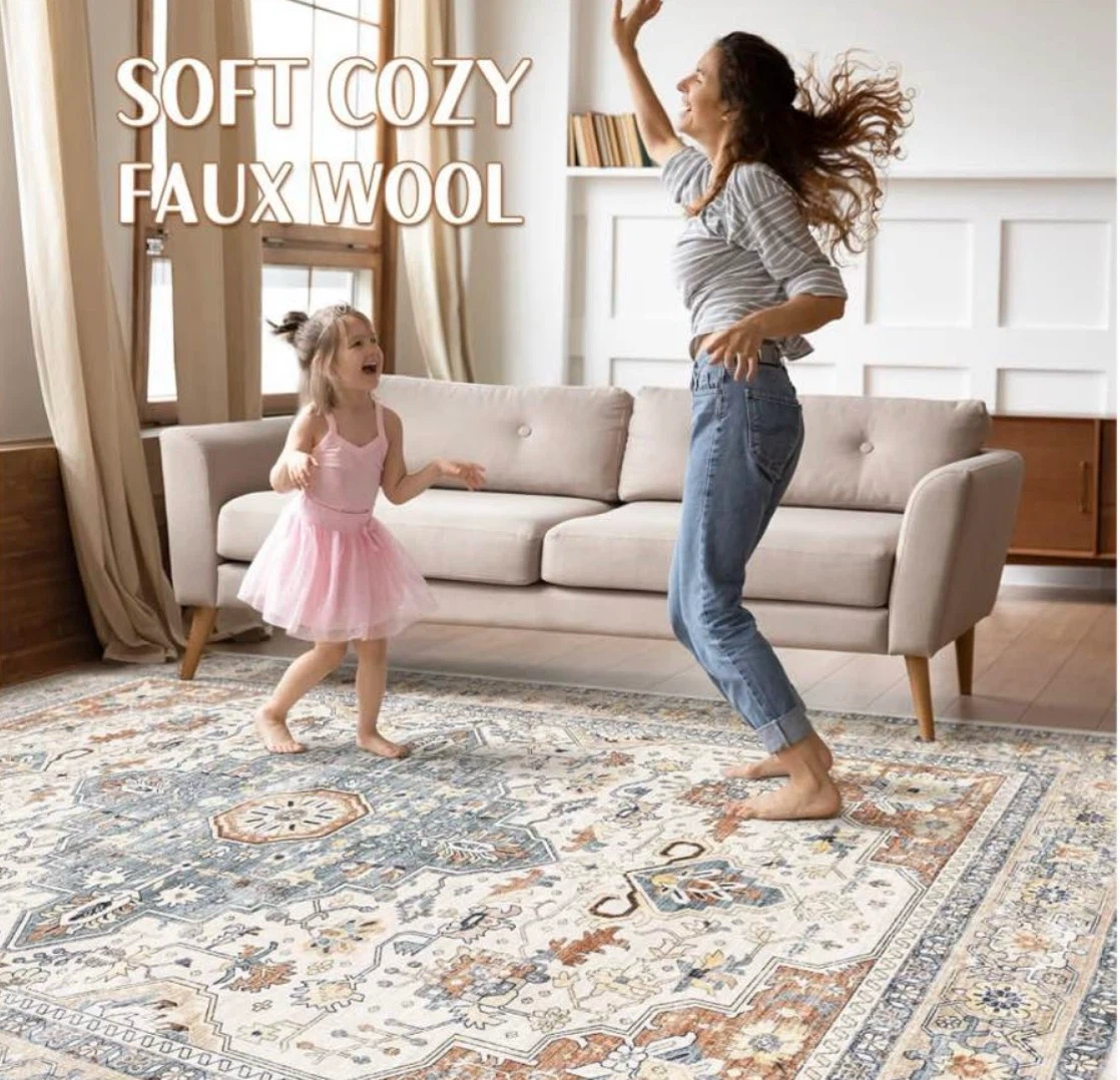 Faux Wool Area Rug 10x14ft - photo 3