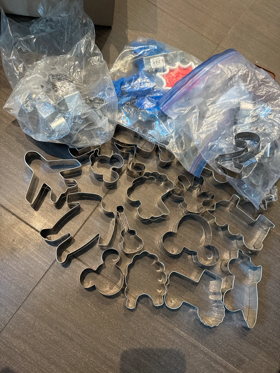 Assorted Metal Cookie Cutters