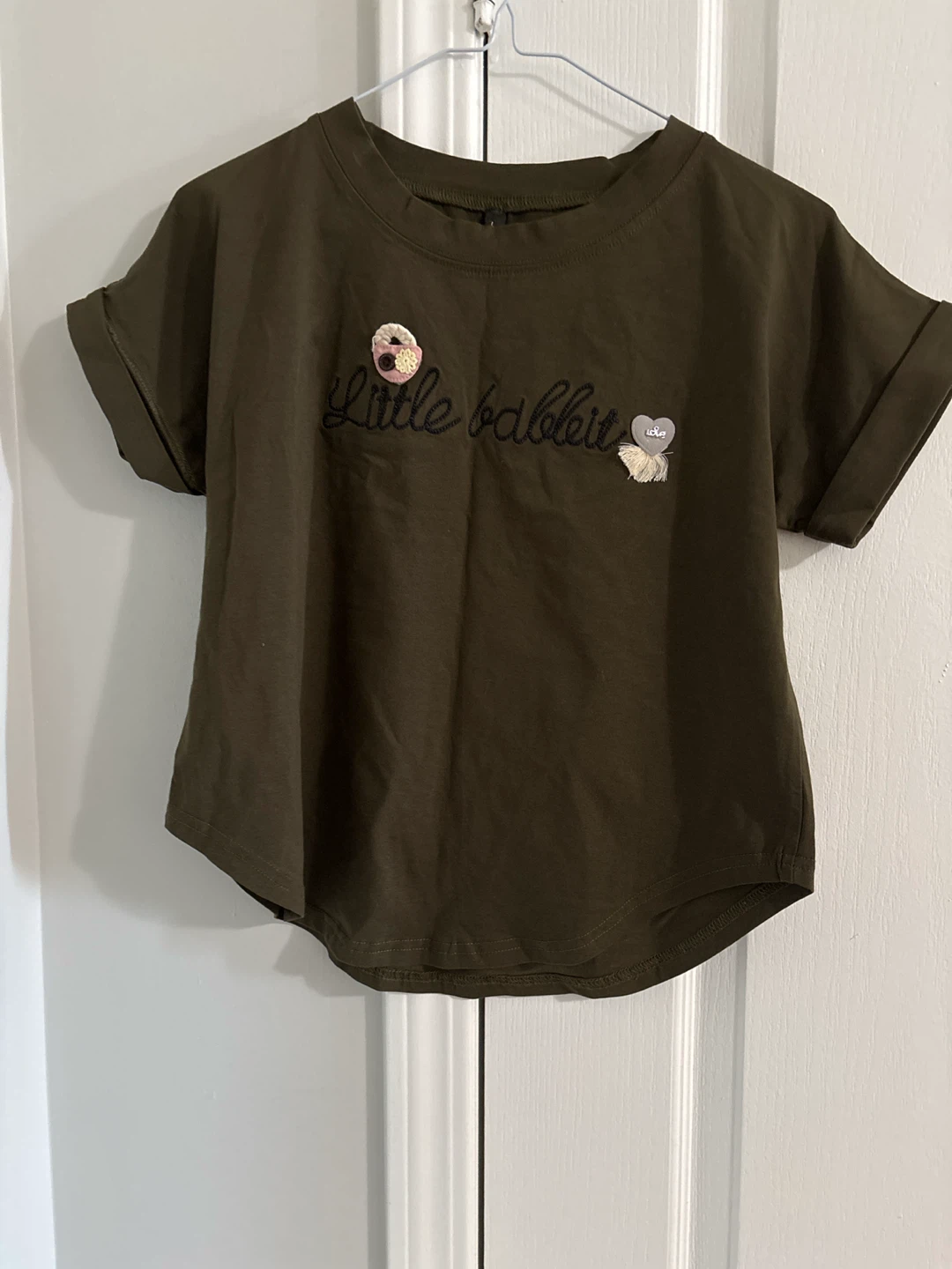 Little babbit Tee - Olive Green