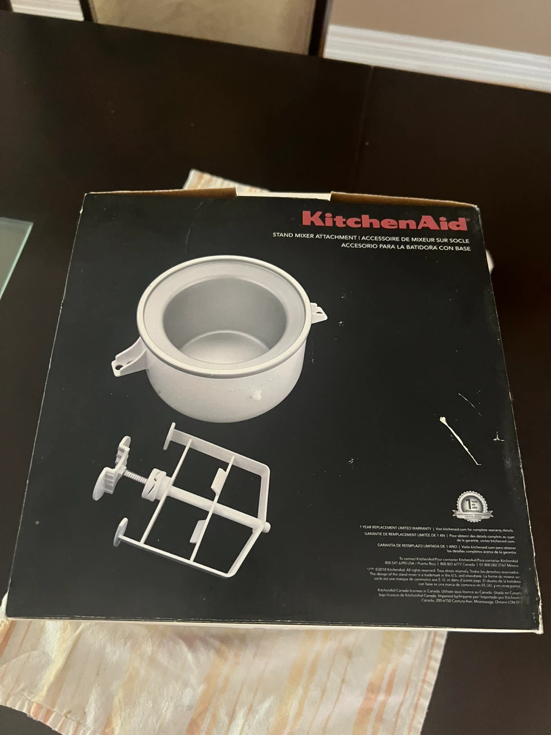 KitchenAid Ice Cream Maker Bowl Attachment - photo 2