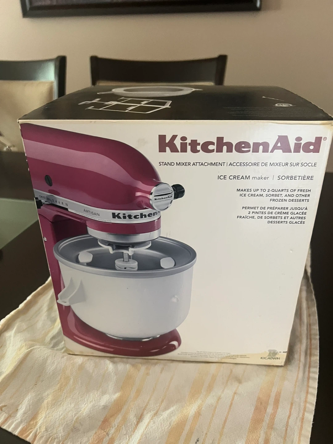KitchenAid Ice Cream Maker Bowl Attachment