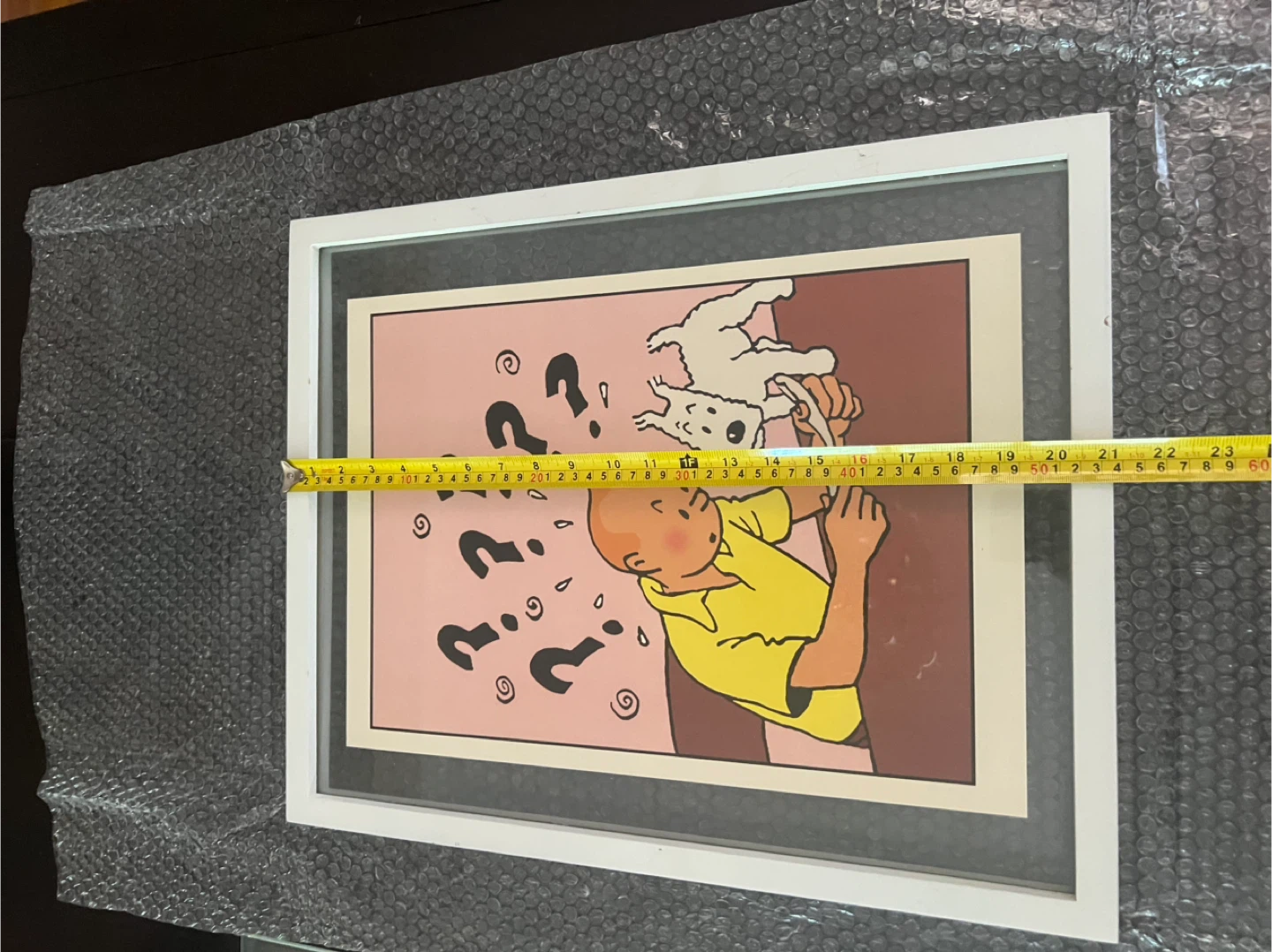Framed Tintin Comic Art Print - photo 2