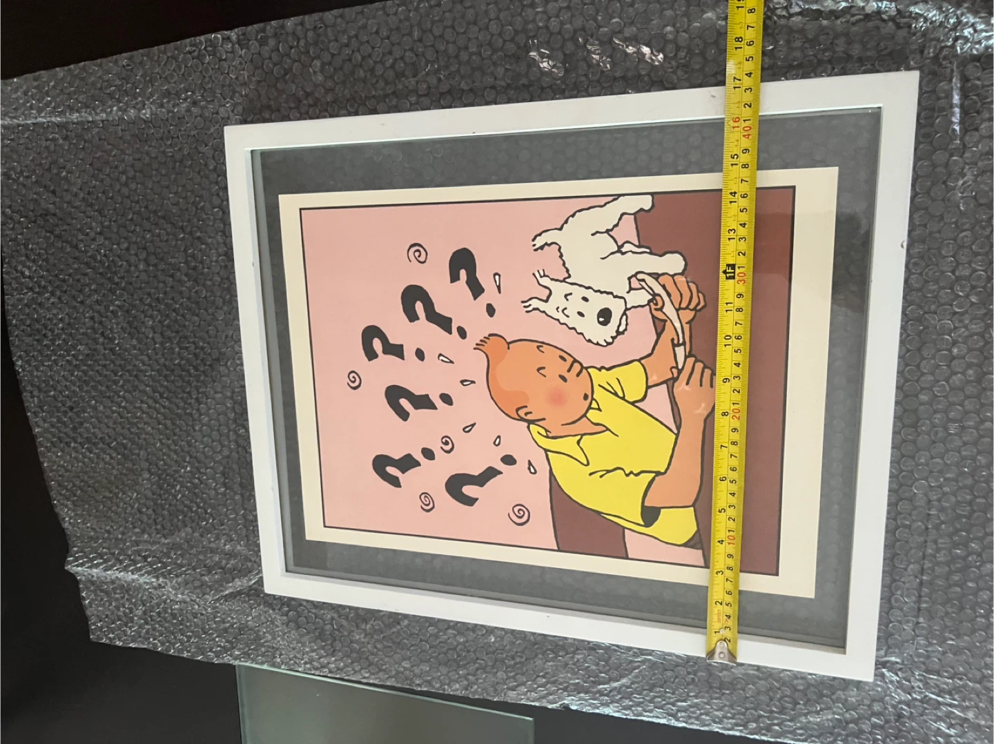 Framed Tintin Comic Art Print - photo 3