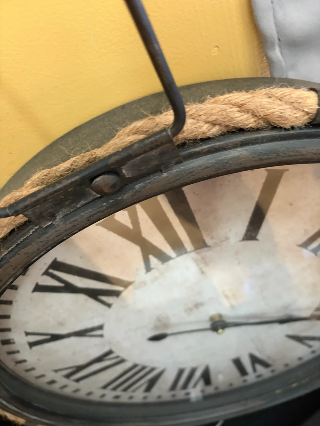 Rustic Rope Wall Clock - photo 3