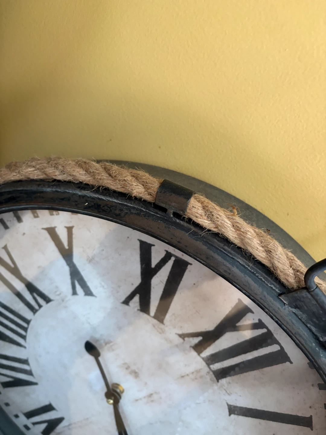 Rustic Rope Wall Clock - photo 4