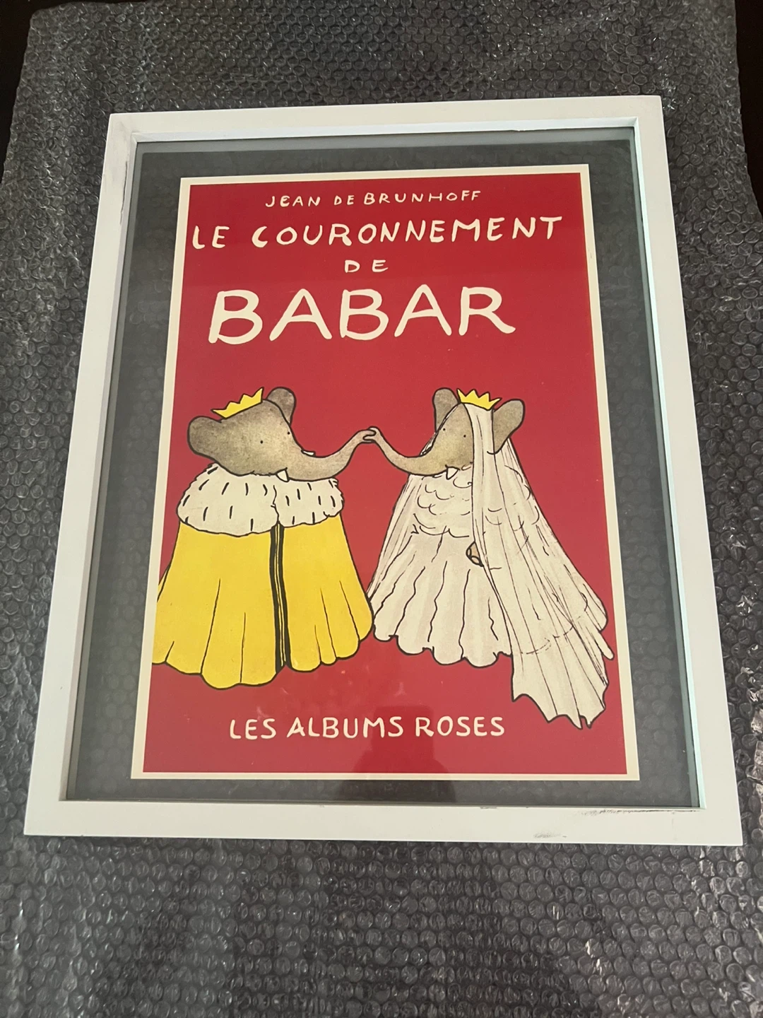 Framed Babar Le Couronnement Print