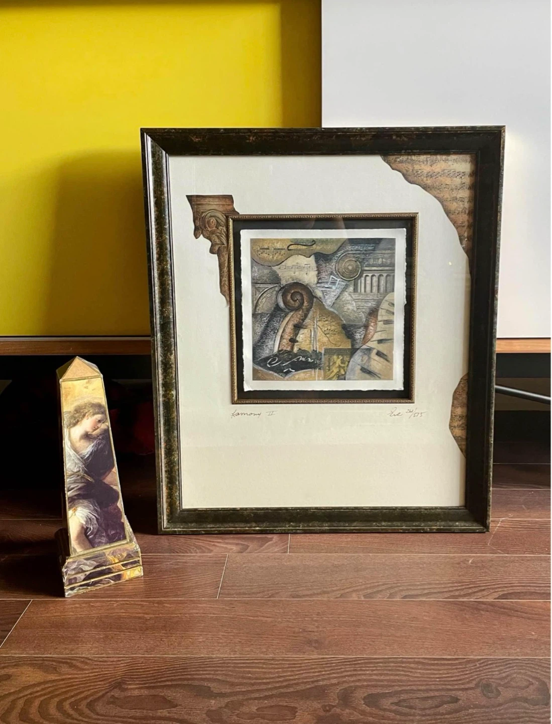“Harmony II”, S/N collage litho print