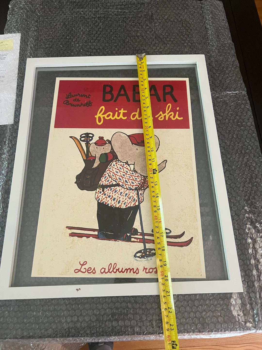 Babar fait du ski framed print - photo 2