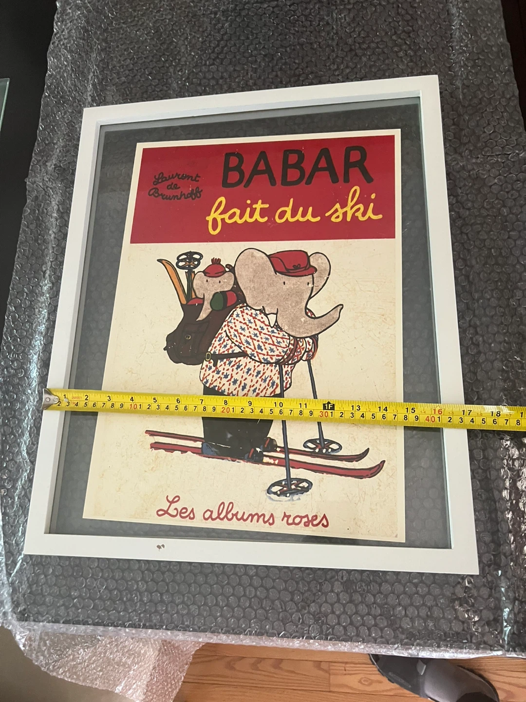 Babar fait du ski framed print - photo 3