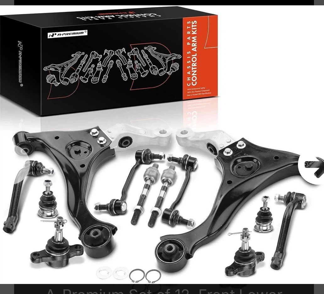 A-Premium 12-Piece Control Arm Kit Hyundai Sonata