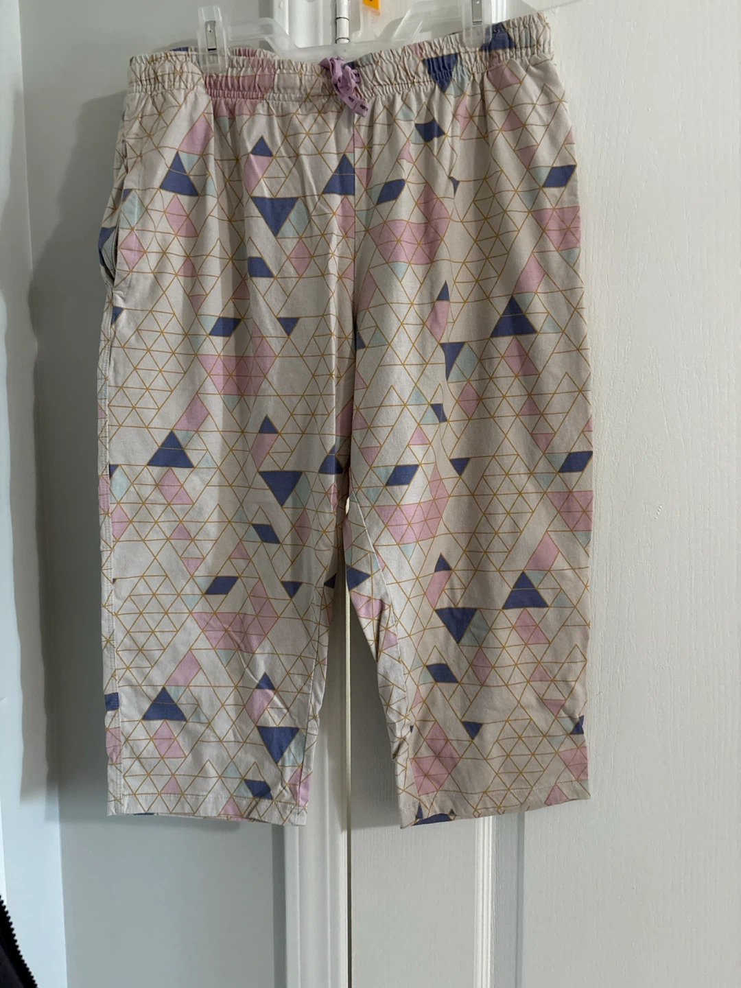 Geometric Print Pajama Pants