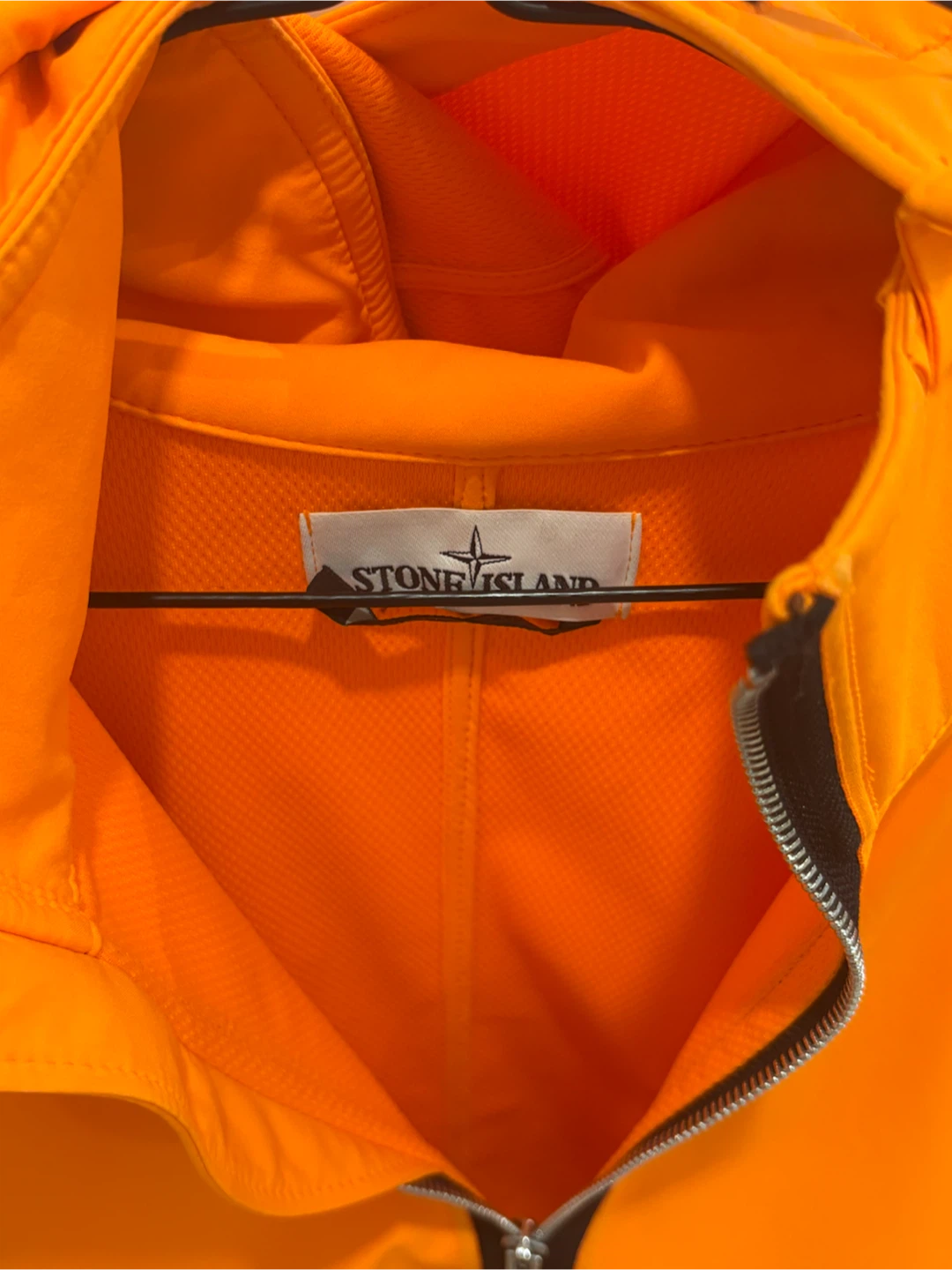 Stone Island Orange Hooded Jacket - photo 2