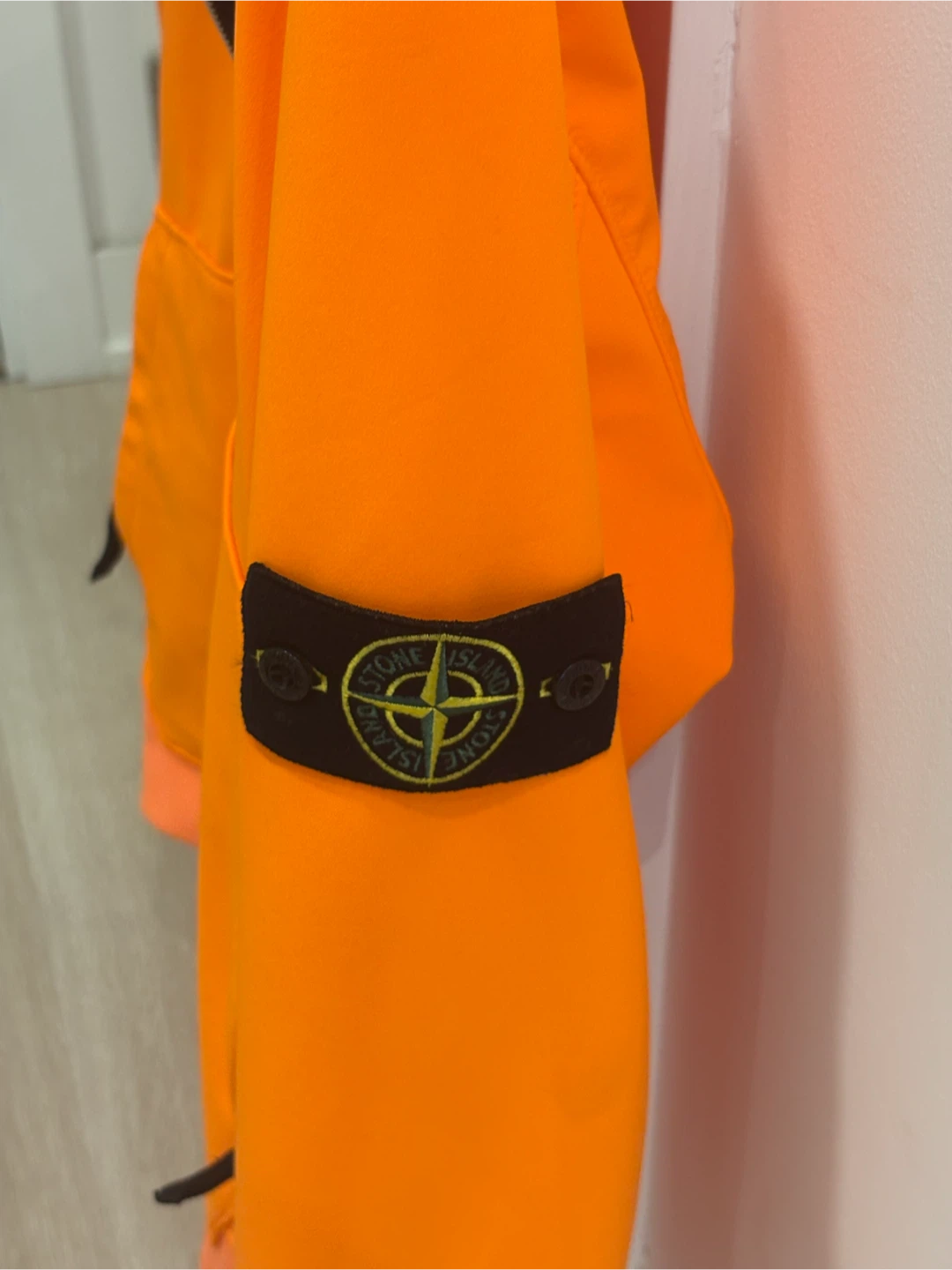 Stone Island Orange Hooded Jacket - photo 3