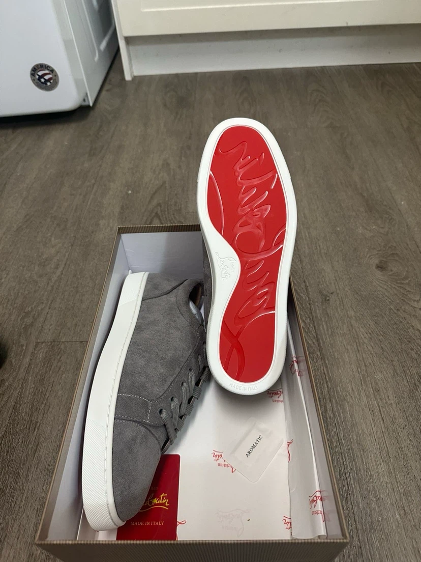 Christian Louboutin Louis Flat Leopard Veau Velours Sneakers - photo 3