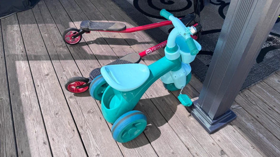 Teal and Light Blue Toddler Tricycle