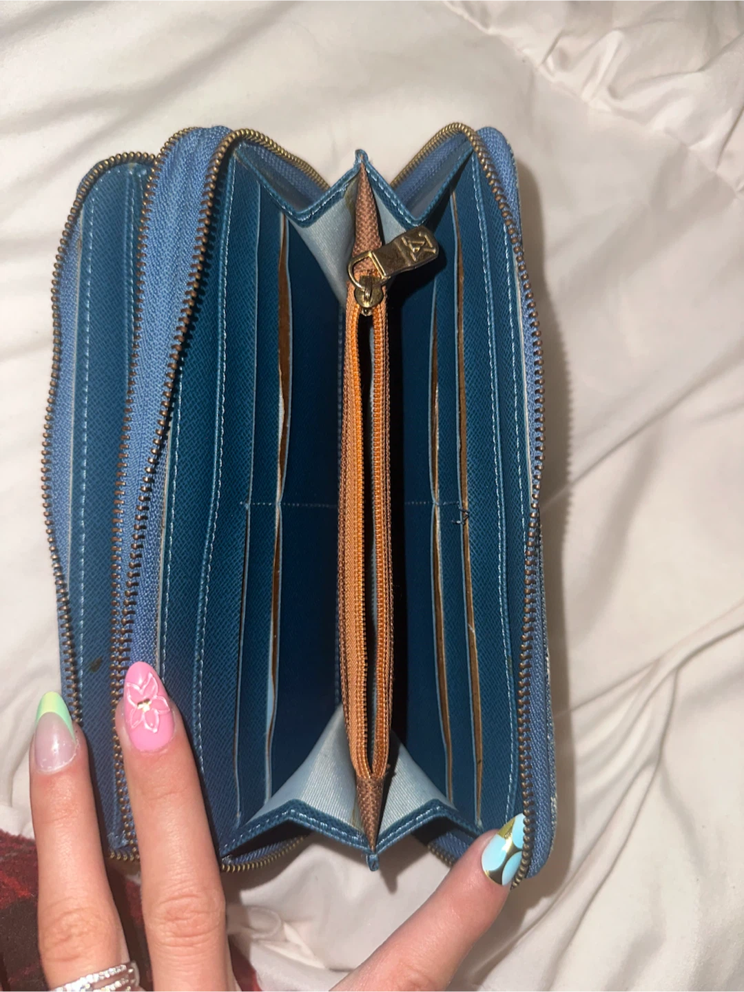Louis Vuitton Monogram Denim Zip Around Wallet - photo 2