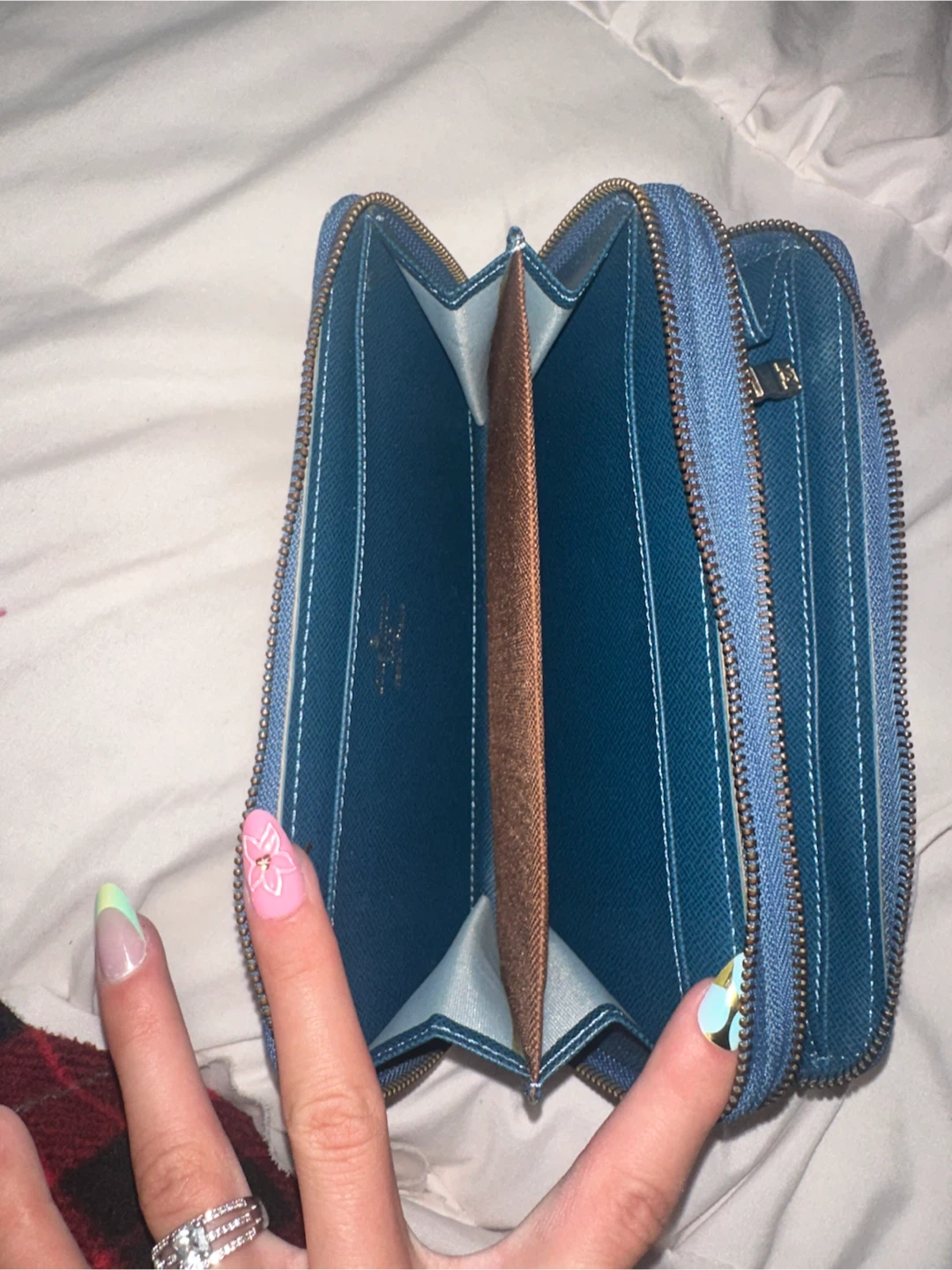 Louis Vuitton Monogram Denim Zip Around Wallet - photo 3