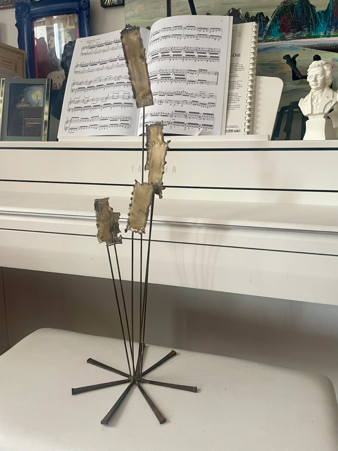 MCM Curtis Jere Brutalist Brass Kinetic Sculpture - photo 2