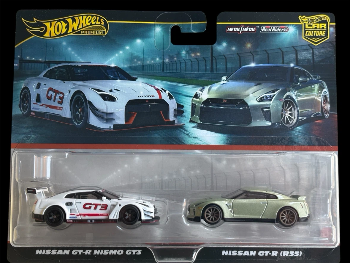 Hot Wheels Premium Car Culture Nissan GT-R Nismo GT3 & GT-R R35