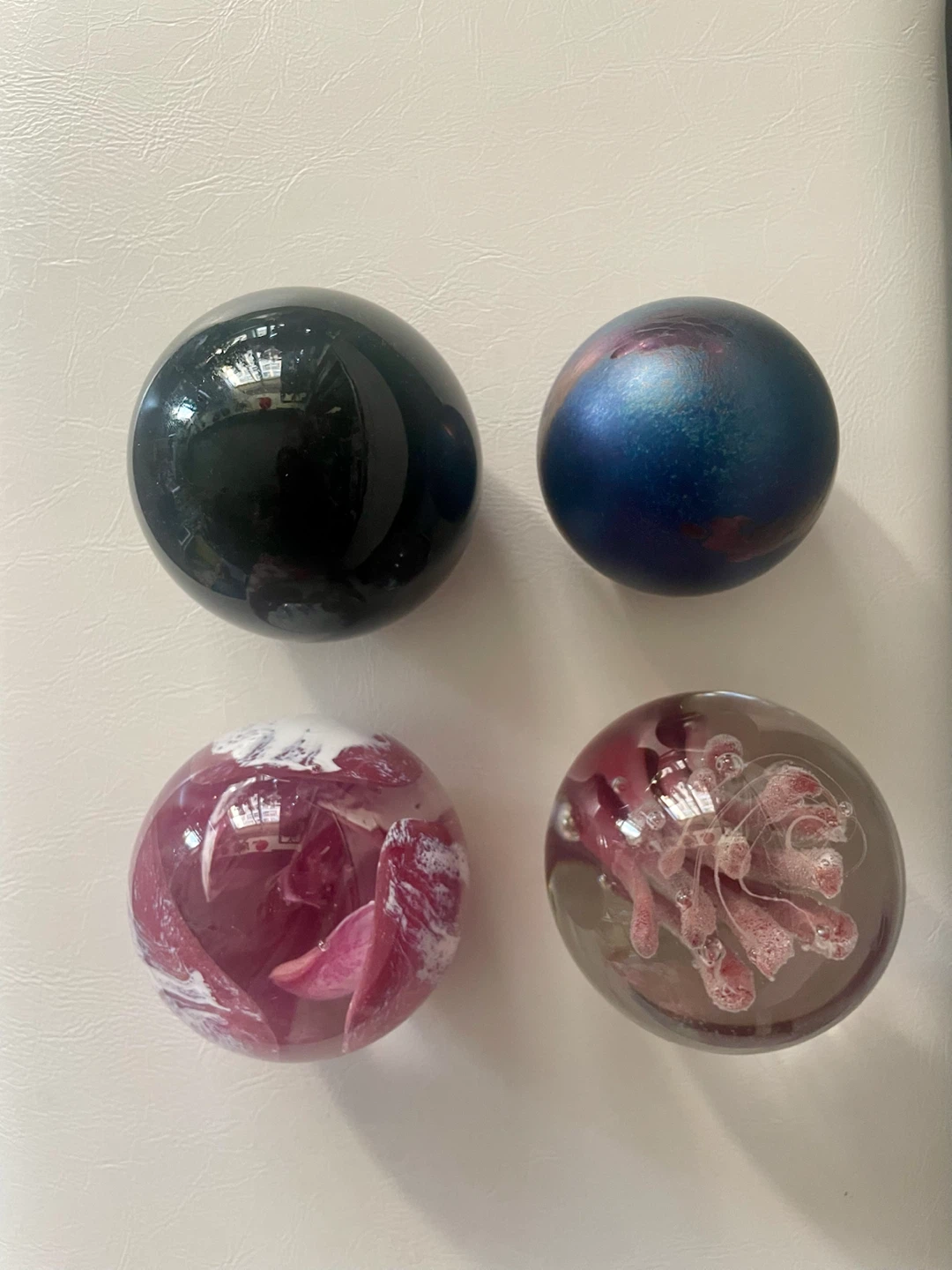 Vintage glass paper weights - photo 3