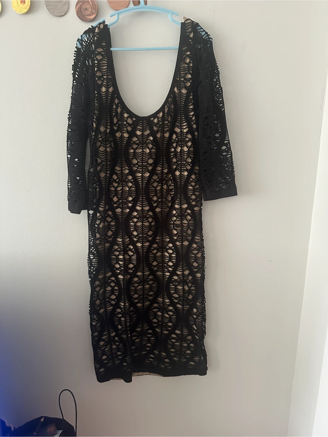 Bebe Black Lace Dress P/S