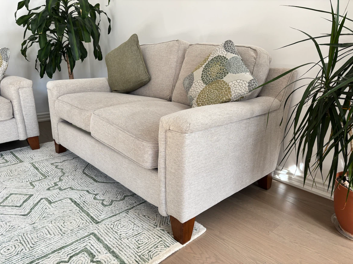 Beige Sofa and Loveseat Set - photo 3