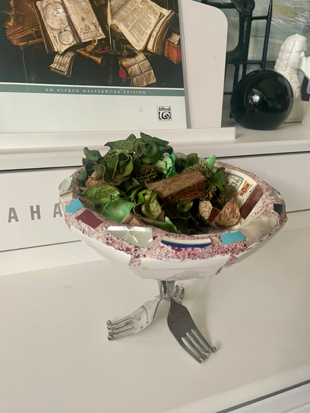 Unique Mosaic Pottery Tray