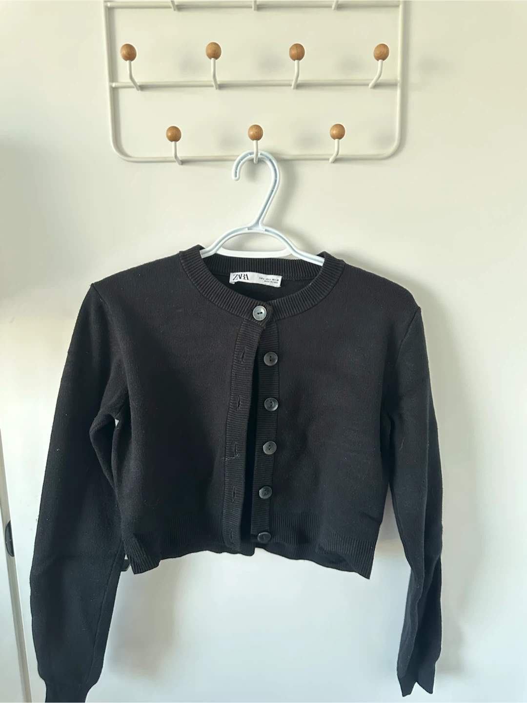 ZARA Black Cardigan Sweater