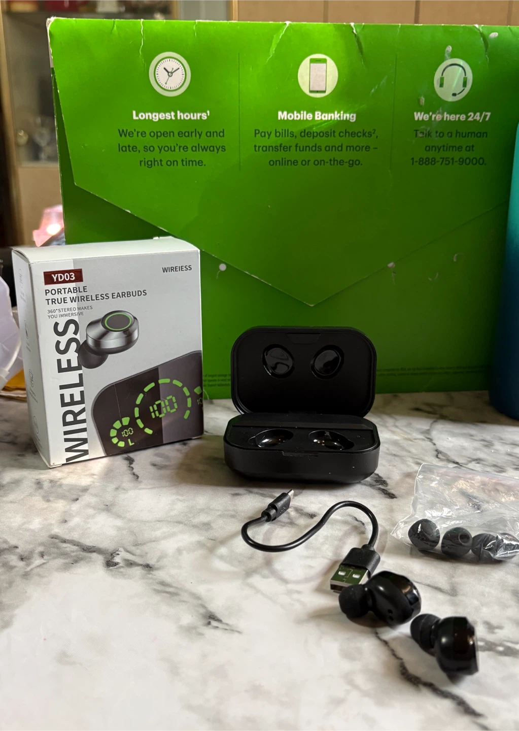 YD03 Portable True Wireless Earbuds - photo 2