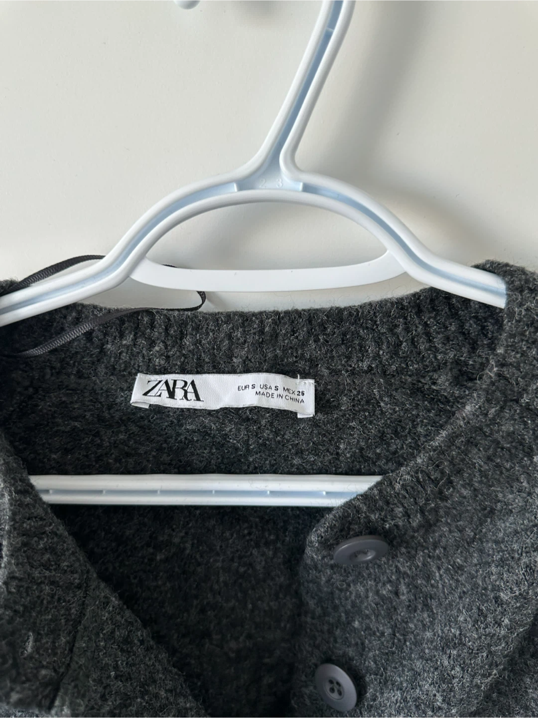 Zara Dark Grey Button-Up Cardigan - photo 2