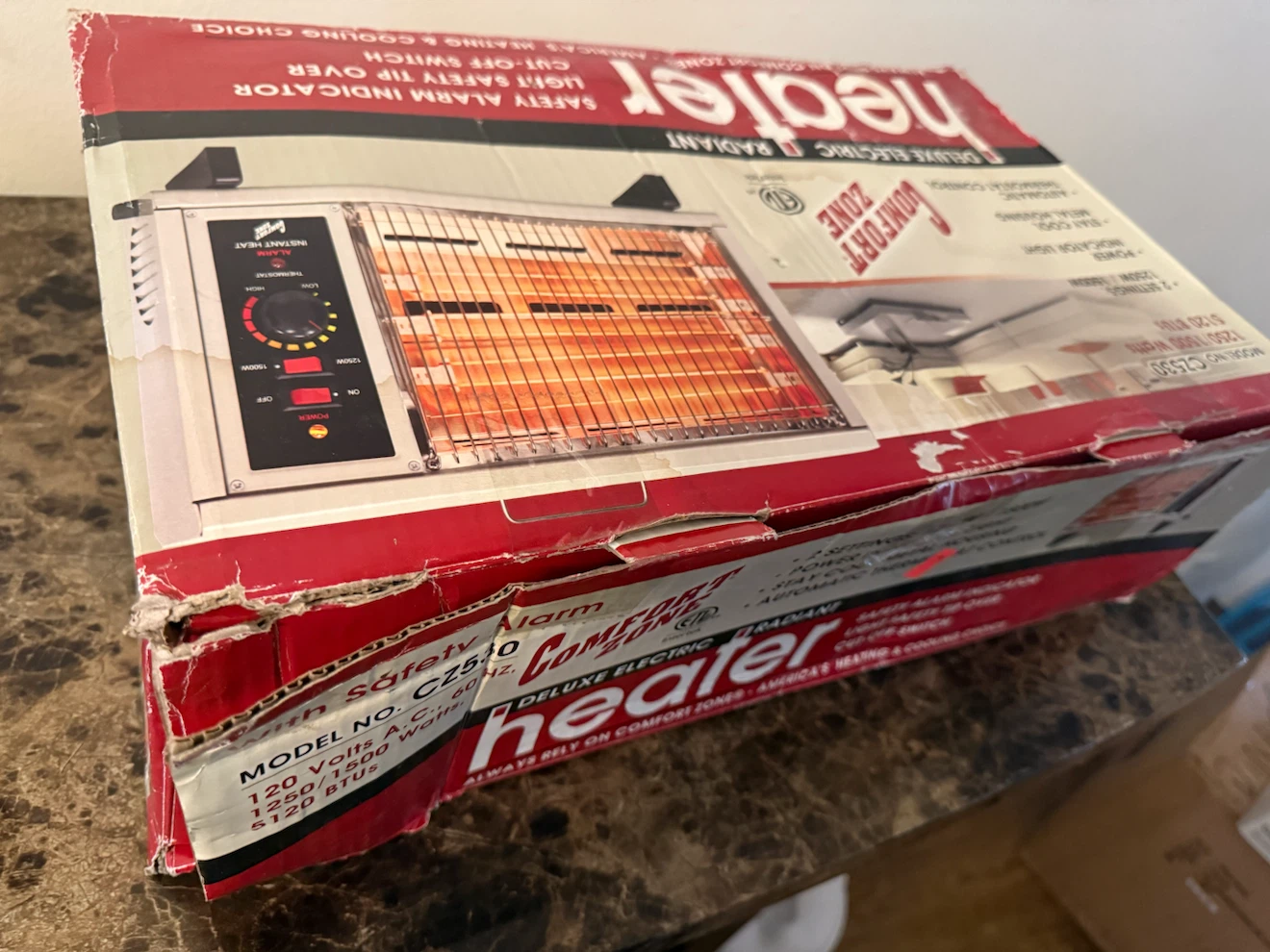Comfort Zone Deluxe Electric Heater