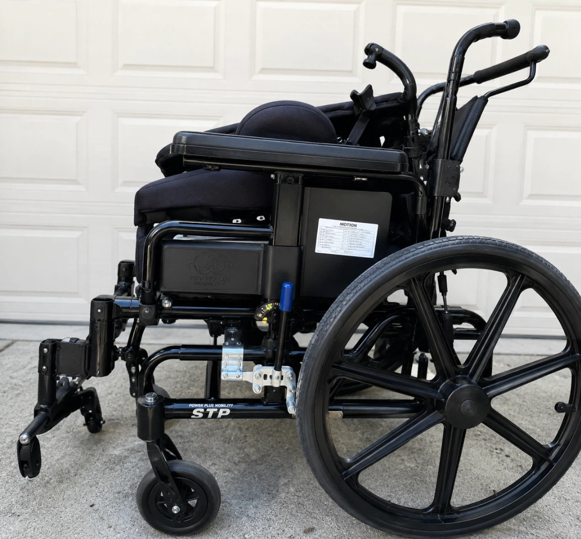 Power Plus Mobility STP Tilt-In-Space Wheelchair