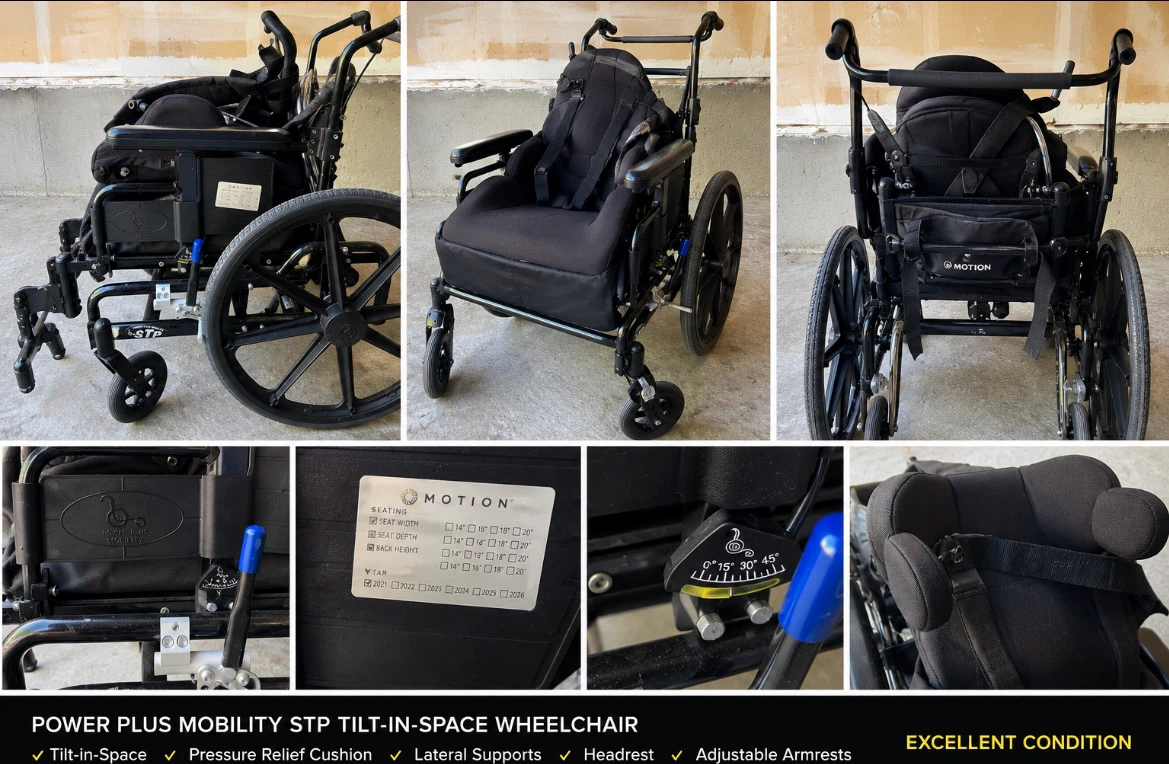 Power Plus Mobility STP Tilt-In-Space Wheelchair - photo 2